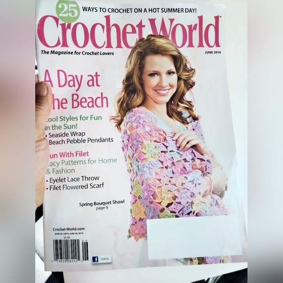 Vintage Crochet World Magazine June 2014 - Picture 1 of 12